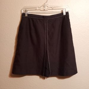Izod Black X-tra Dry Golf Skort Mini Skirt Shorts 6